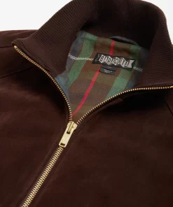 Rugged Suede Track Jacket Brown - immagine 4
