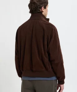 Alternative view of Rugged Suede Track Jacket Brown