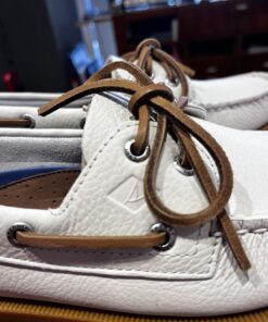 Alternative view of Mocassino da Barca White