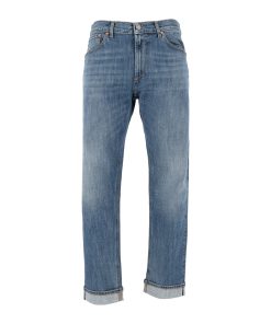 Cosmy Retro Selvage Mid Blue