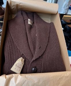 Cardigan Renegade Steve MQueen 1968 Cioccolato