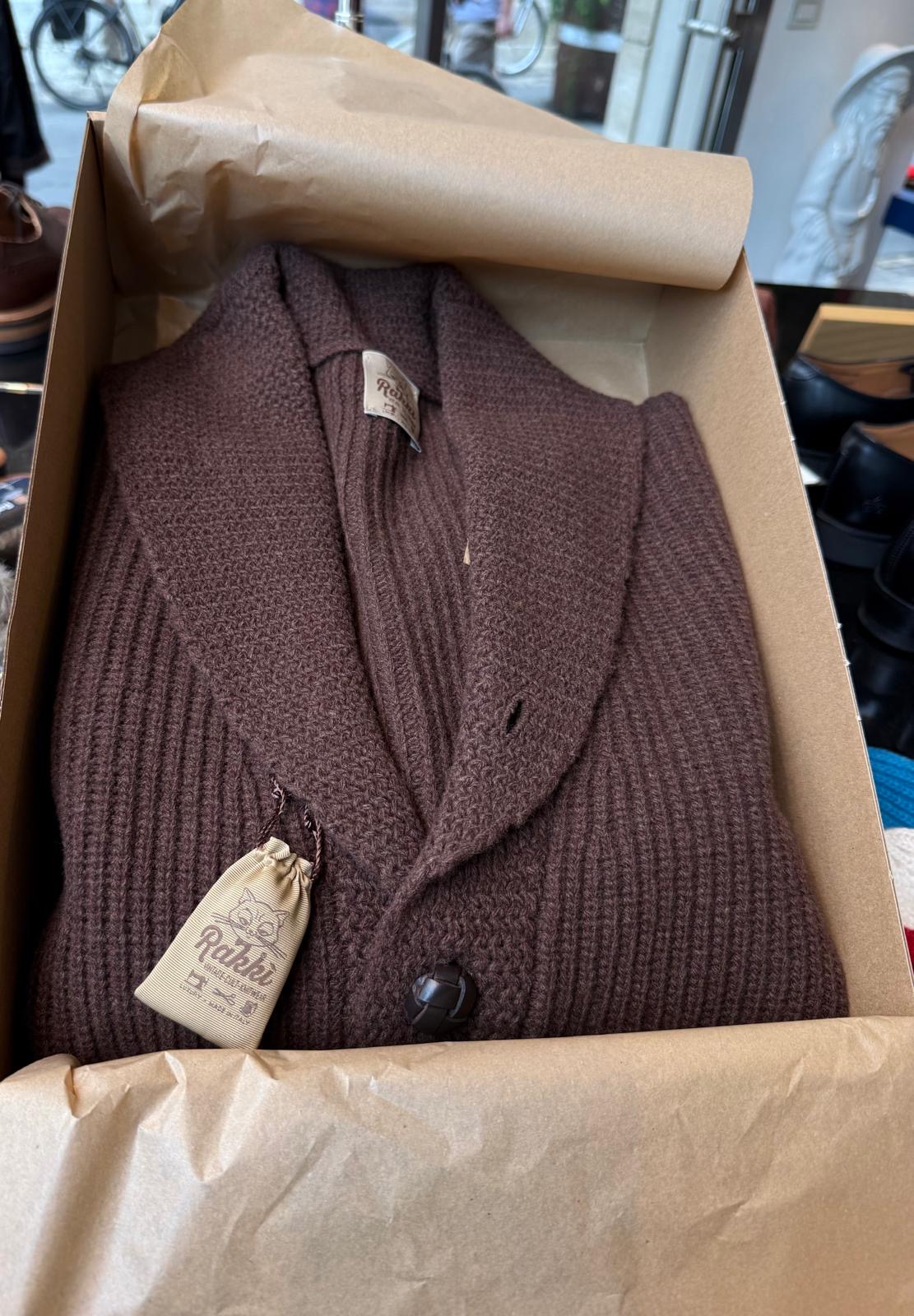 Cardigan Renegade Steve MQueen 1968 Cioccolato