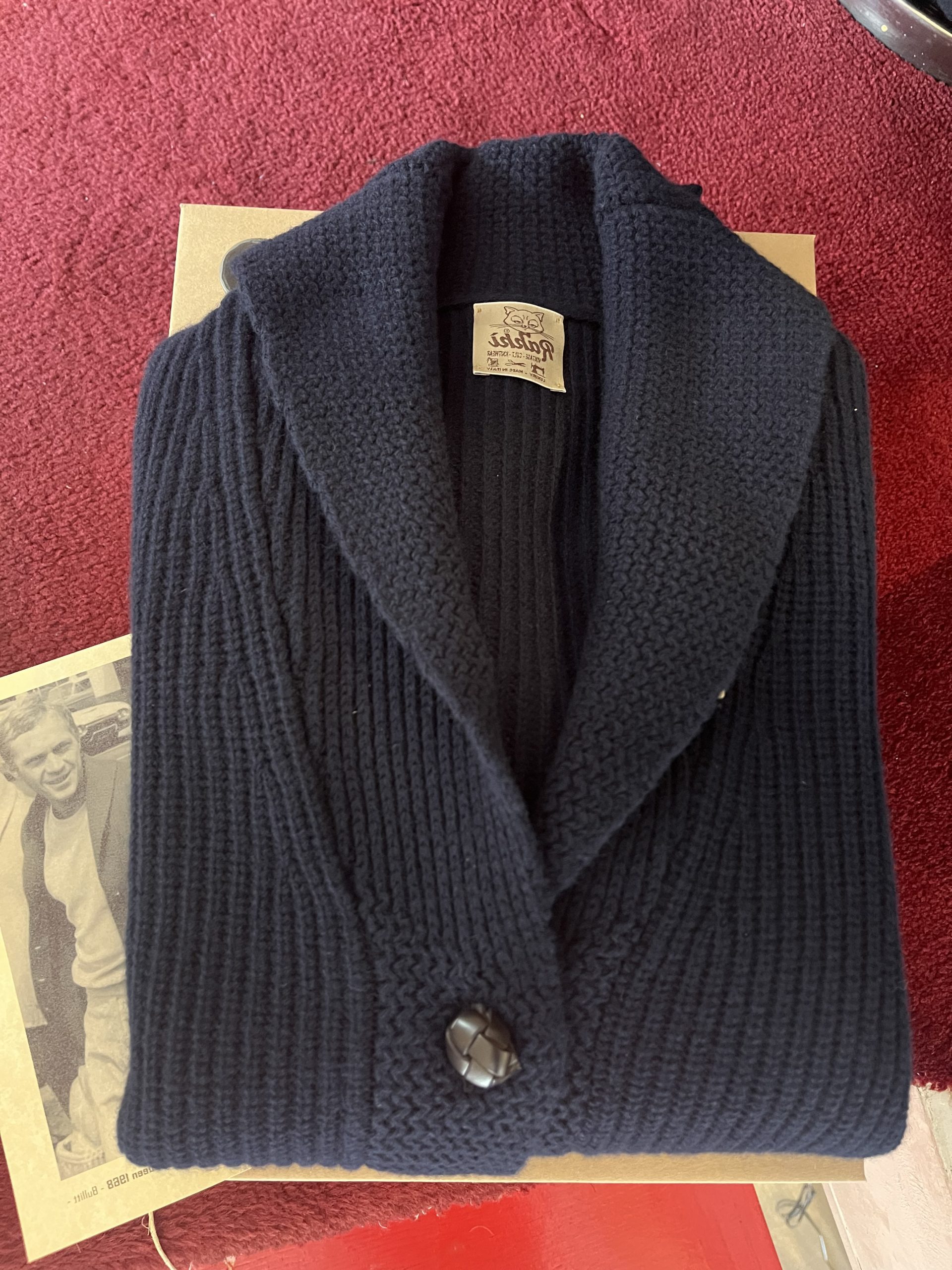 Cardigan Renegade Steve MQueen Blu
